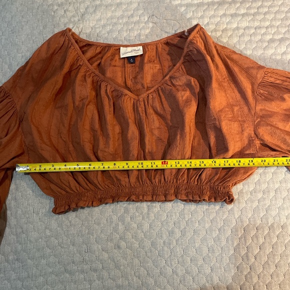 Universal Thread Rust Blouse - Picture 5 of 8
